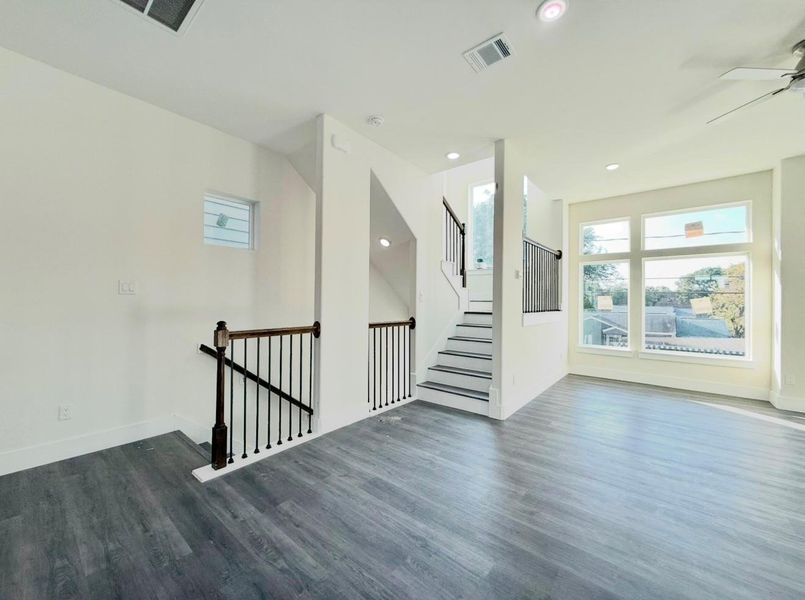 Spacious, unfurnished interior of a new home in , Houston (Image 16). Spacious, unfurnished interior of a new home in , Houston (Image 16).