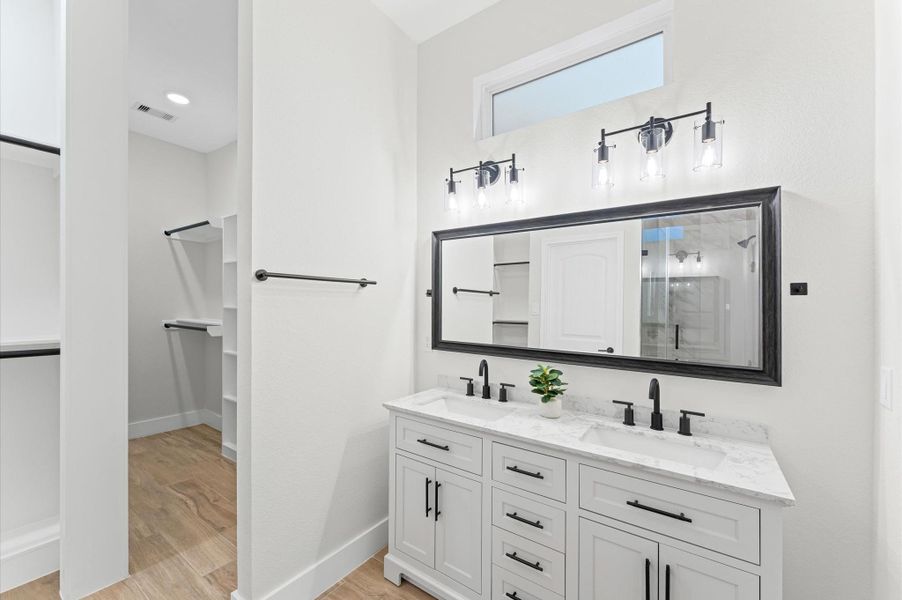 Furnished interior view inside a new home in , Spring (Image 18).