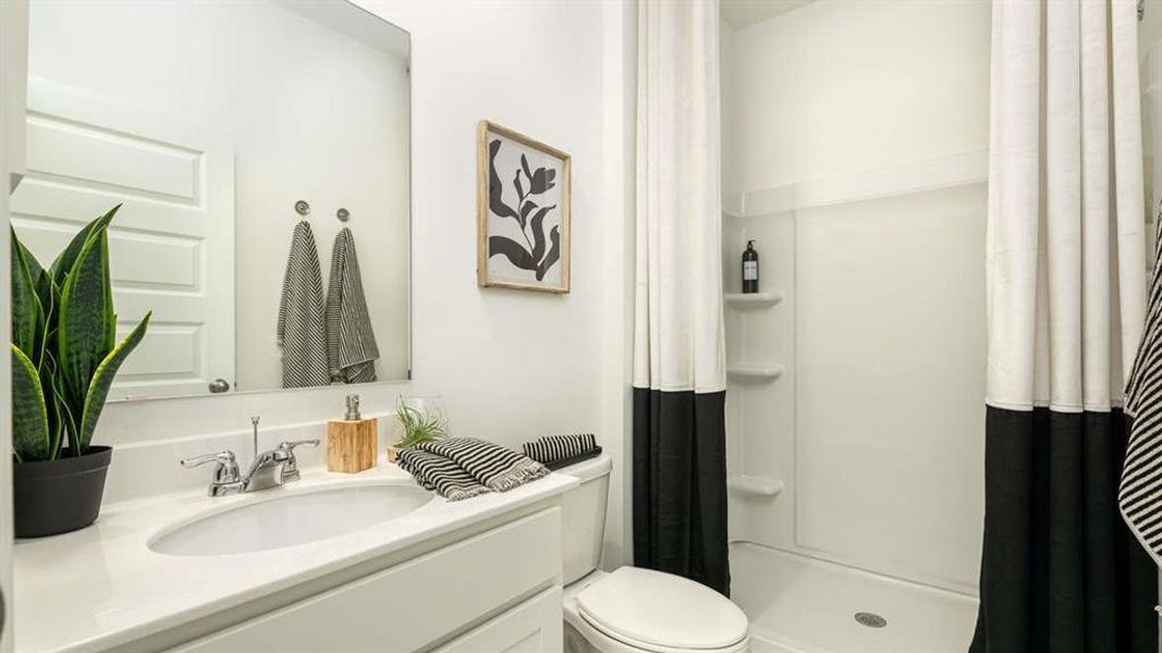 Furnished interior view inside a new home in Benteen Reserve, Atlanta (Image 4). Furnished interior view inside a new home in Benteen Reserve, Atlanta (Image 4).