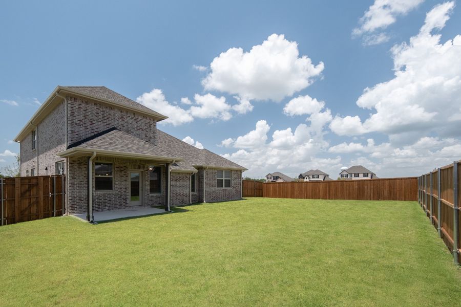 Exterior details and patio area of a home in Brookville Estates, Forney (Image 2). Exterior details and patio area of a home in Brookville Estates, Forney (Image 2).
