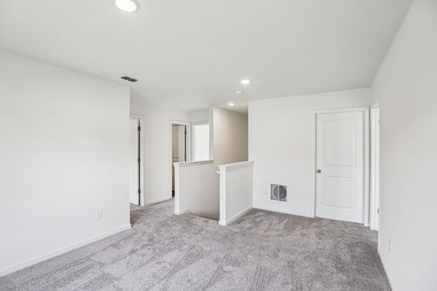 A room with white walls.