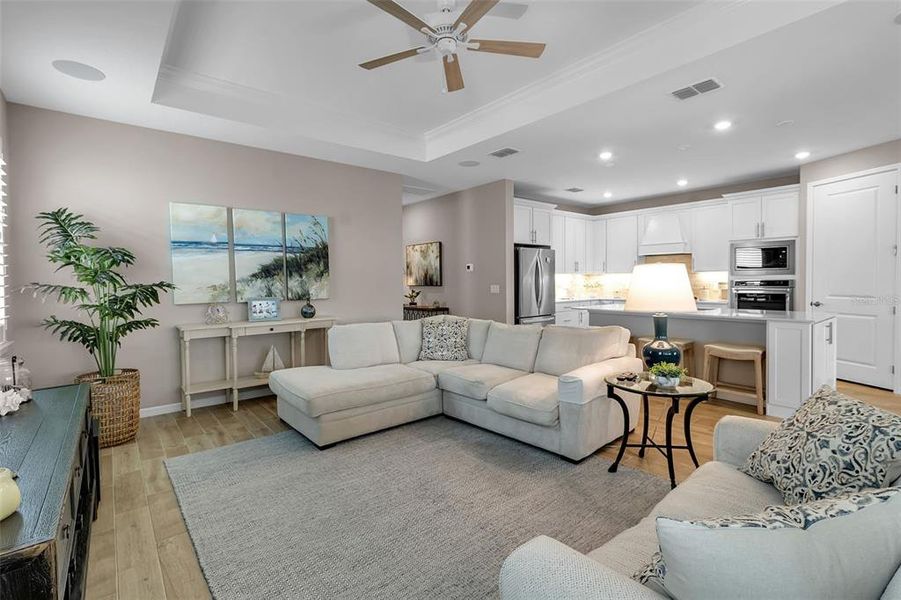 Furnished interior view inside a new home in , Parrish (Image 40).