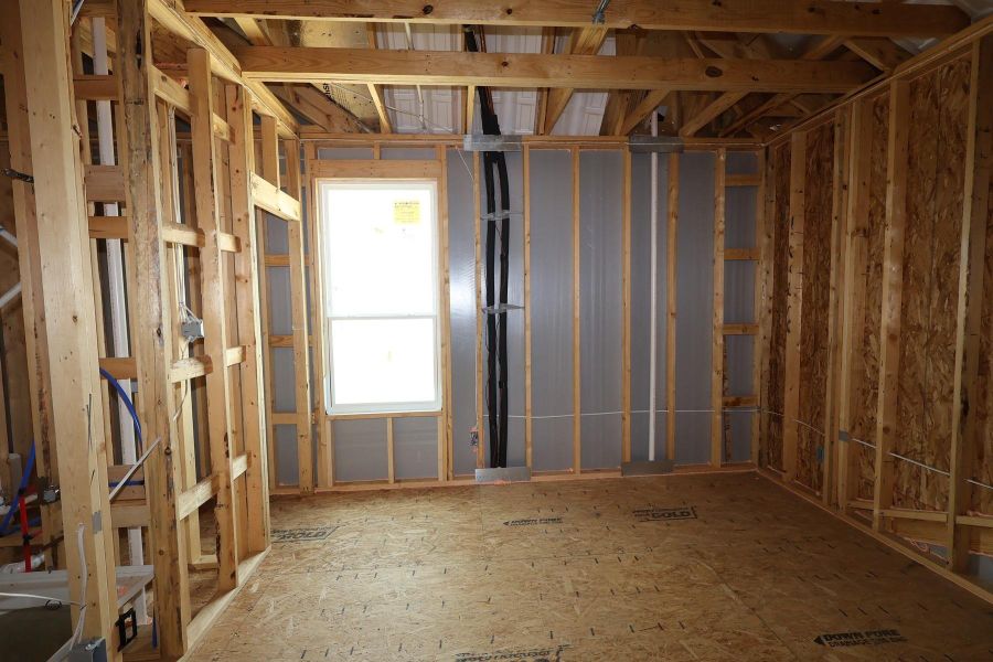 In-progress construction of a new home in Dunham Pointe, Cypress, TX (Image 14).