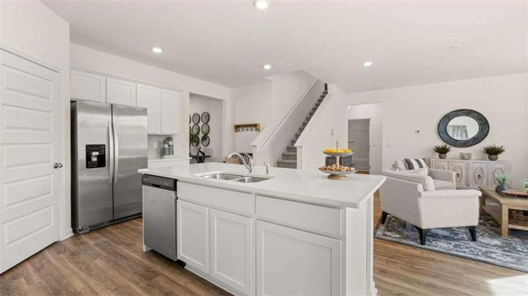 Furnished interior view inside a new home in Poplar Preserve, Newnan (Image 13).