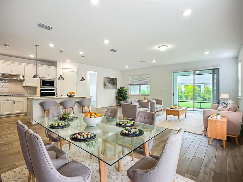 Furnished interior view inside a new home in , Parrish (Image 5).