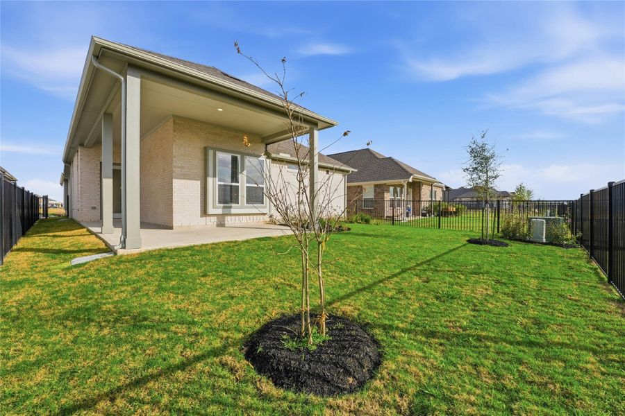 Exterior details and patio area of a home in Bridgeland, Cypress (Image 3).