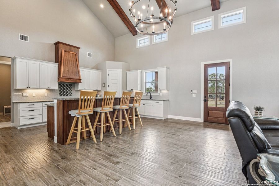 Furnished interior view inside a new home in , Adkins (Image 10).