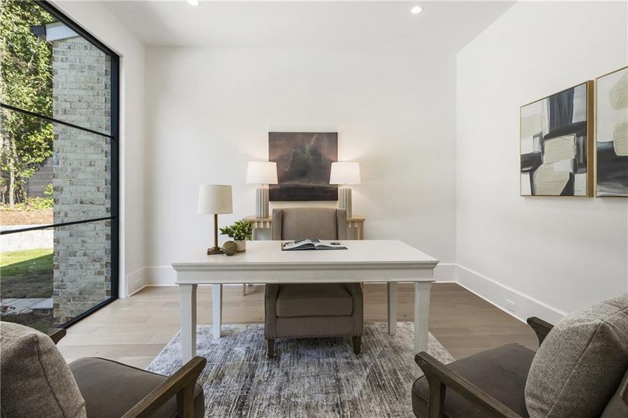 Furnished interior view inside a new home in , Atlanta (Image 47). Furnished interior view inside a new home in , Atlanta (Image 47).