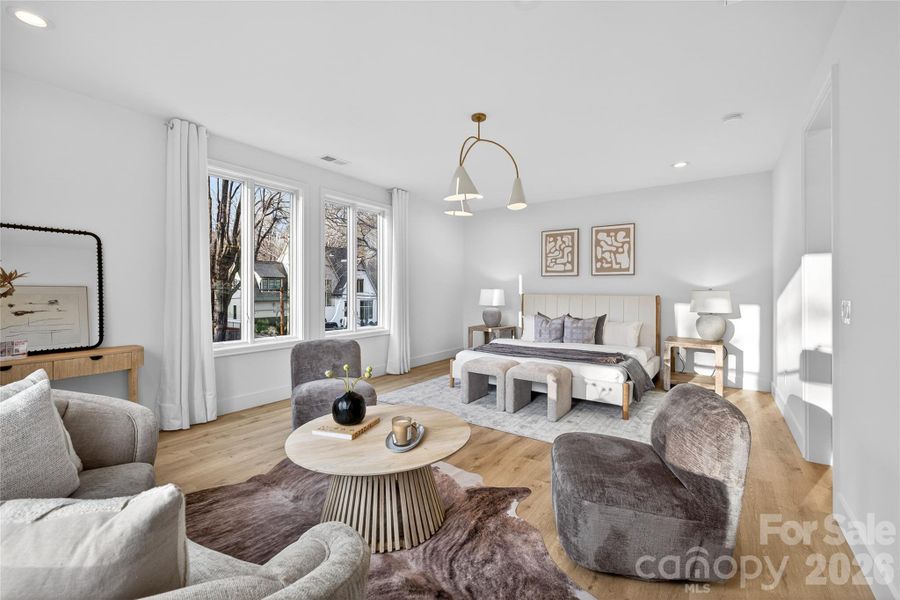 Furnished interior view inside a new home in , Charlotte (Image 16).