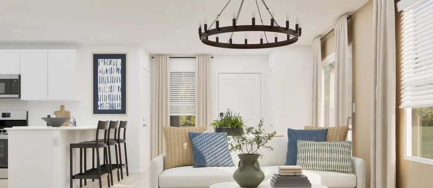 Representative furnished interior of a home built from the Iris Plan 2556 by Lennar in Surprise Foothills, Surprise (Image 4).