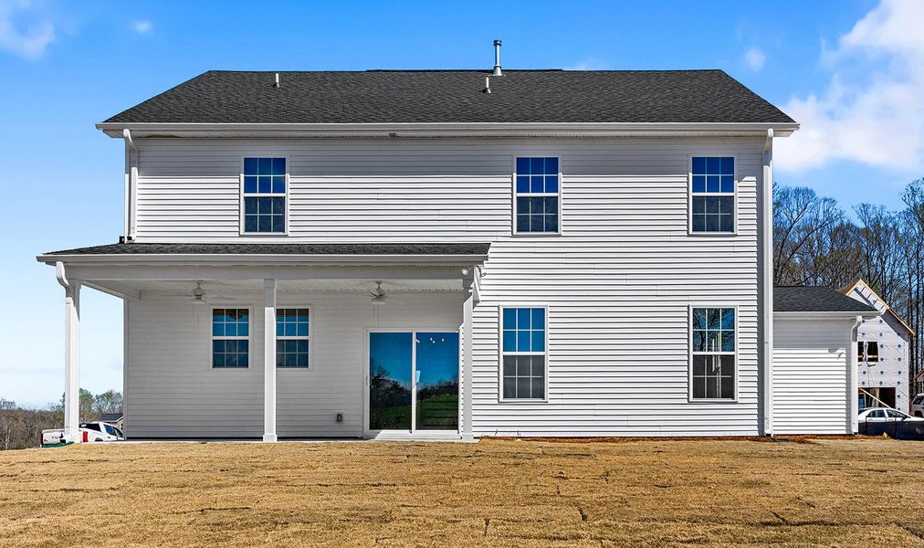 Exterior details and patio area of a home in Fieldstone, Lexington (Image 28).