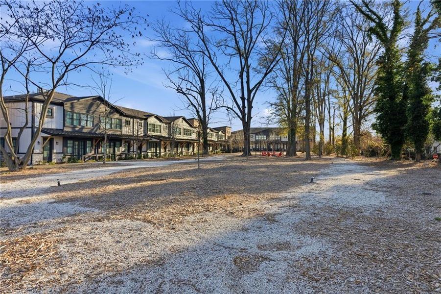 Exterior details and patio area of a home in Serenity, Hapeville (Image 24).