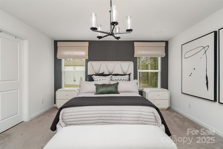 Furnished interior view inside a new home in Element Park, Charlotte (Image 17). Furnished interior view inside a new home in Element Park, Charlotte (Image 17).