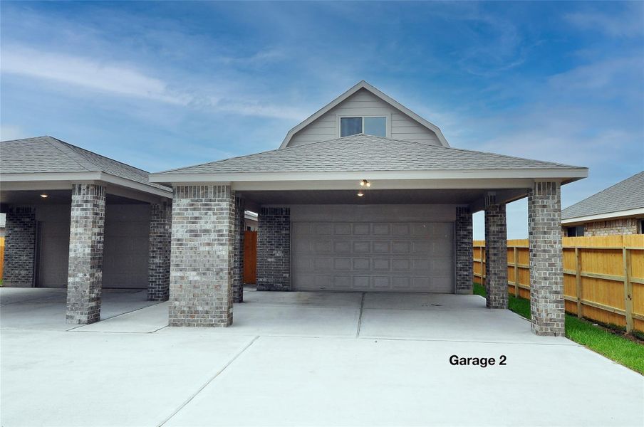 Front exterior of a new home in , League City, TX, highlighting curb appeal (Image 26).
