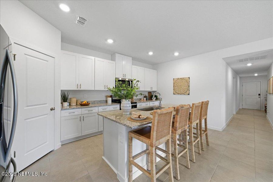 Furnished interior view inside a new home in Azalea Creek, Jacksonville (Image 11).