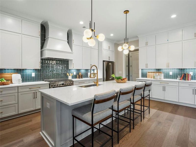 Furnished interior view inside a new home in , Suwanee (Image 35).
