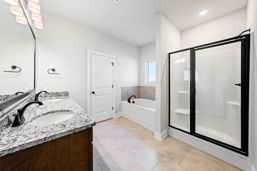 Furnished interior view inside a new home in The Bluffs at Lafayette, Freeport (Image 9). Furnished interior view inside a new home in The Bluffs at Lafayette, Freeport (Image 9).