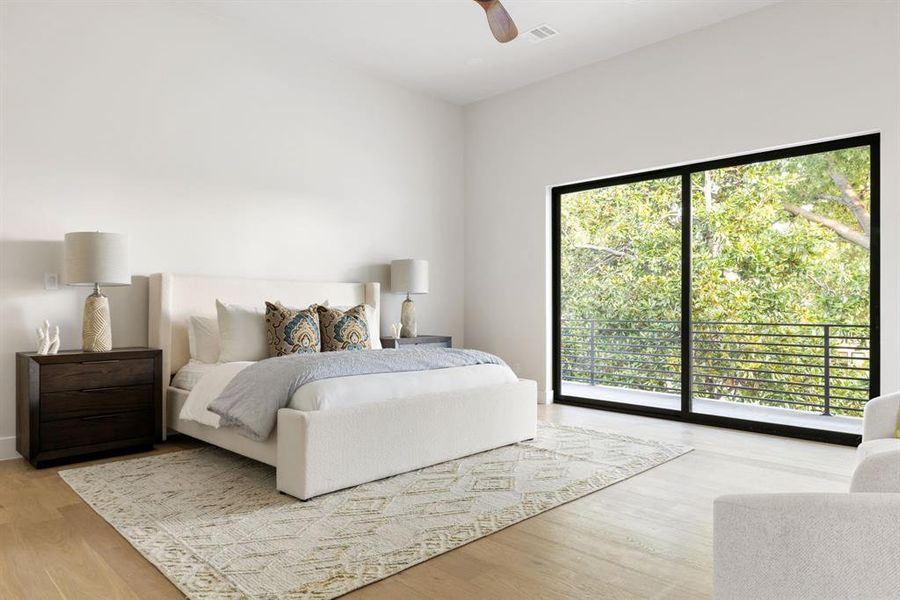 Furnished interior view inside a new home in , Dallas (Image 10).