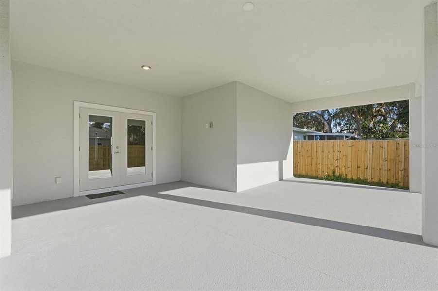 Exterior details and patio area of a home in , New Smyrna Beach (Image 29).