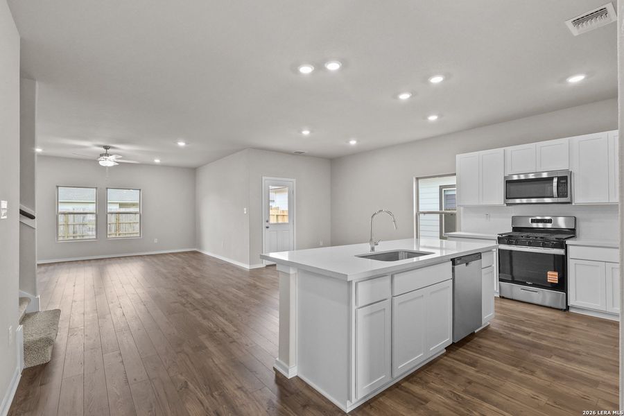 Furnished interior view inside a new home in Summerlin, San Antonio (Image 16).