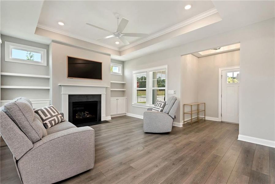Furnished interior view inside a new home in , Dacula (Image 5). Furnished interior view inside a new home in , Dacula (Image 5).