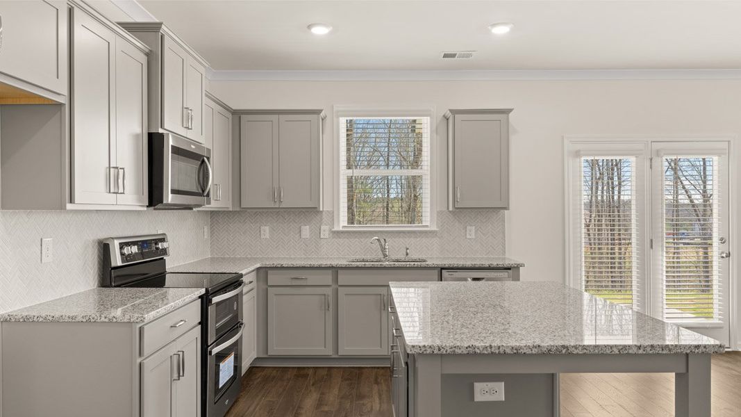 Furnished interior view inside a new home in The Abbey at Trolley Run Station, Aiken (Image 8).