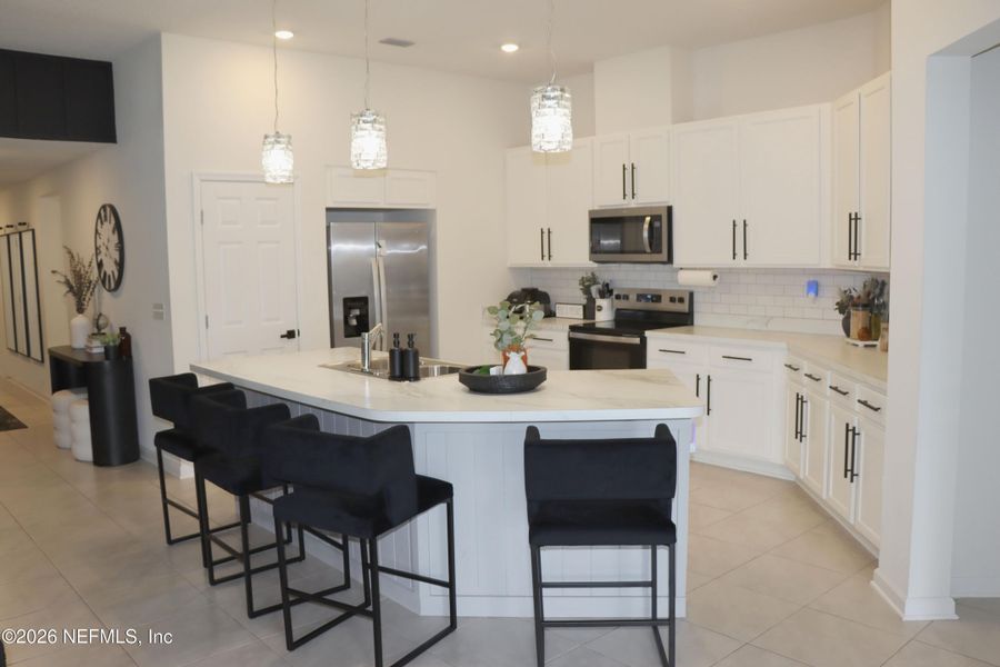 Furnished interior view inside a new home in Hawkes Meadow, Jacksonville (Image 9).