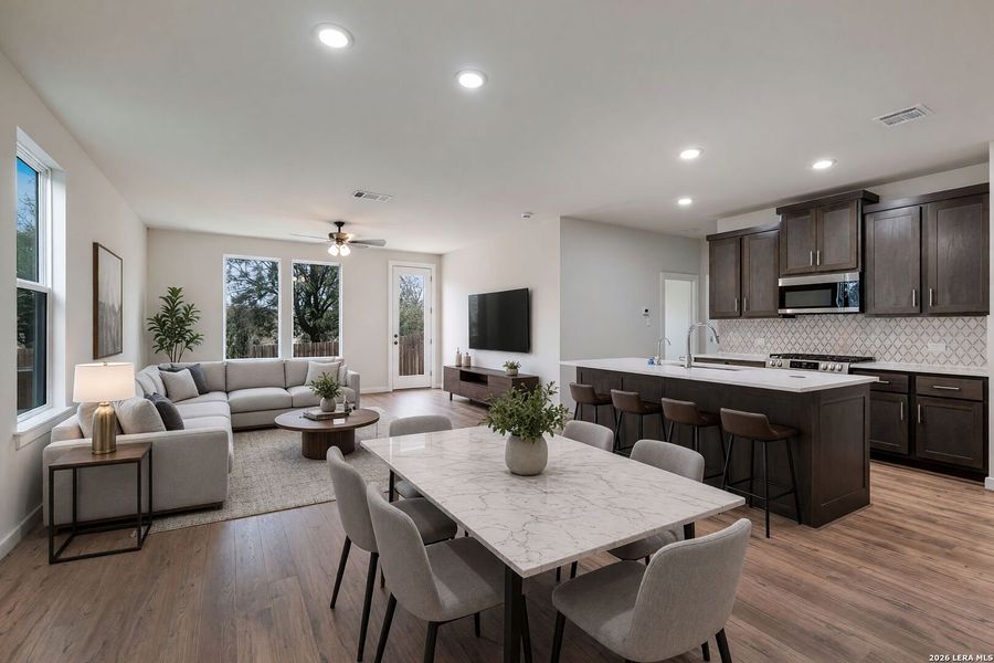 Furnished interior view inside a new home in Avondale, San Antonio (Image 7).
