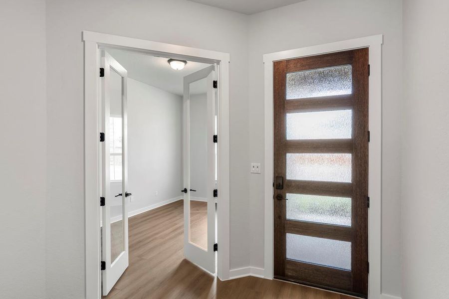 Spacious, unfurnished interior of a new home in Lariat, Liberty Hill (Image 32). Spacious, unfurnished interior of a new home in Lariat, Liberty Hill (Image 32).