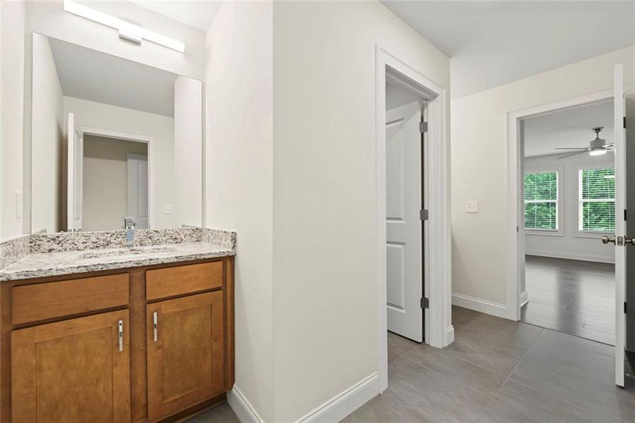 Furnished interior view inside a new home in , Conyers (Image 11).