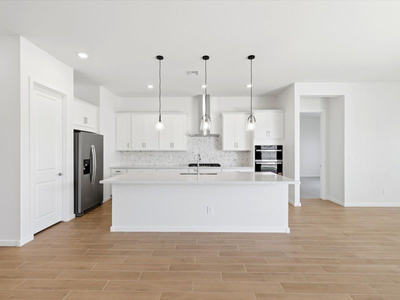 Furnished interior view inside a new home in Abel Ranch Signature Series, Goodyear (Image 5).