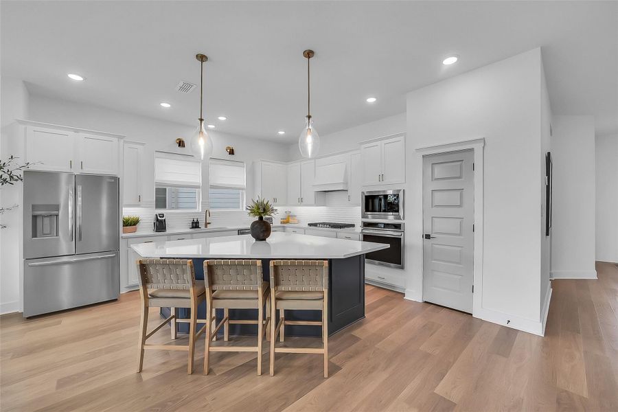 Furnished interior view inside a new home in , Cypress (Image 5).