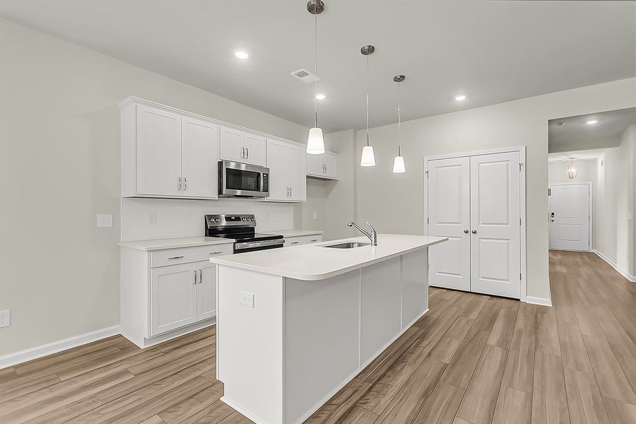 Furnished interior view inside a new home in Fairway Woods at Wyboo, Manning (Image 10).
