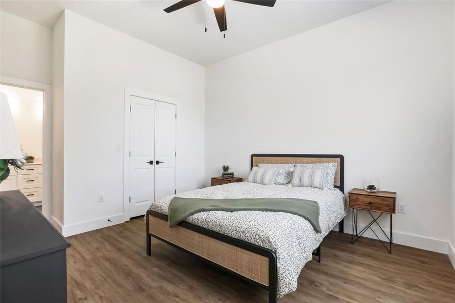 Furnished interior view inside a new home in East Grove Condominiums, Austin (Image 13).