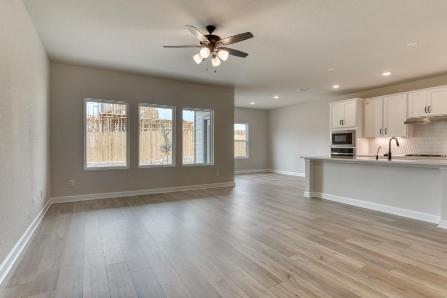 Representative unfurnished interior of a home built from the Kennedy by Ashton Woods in Hennersby Hollow, San Antonio (Image 15). Representative unfurnished interior of a home built from the Kennedy by Ashton Woods in Hennersby Hollow, San Antonio (Image 15).