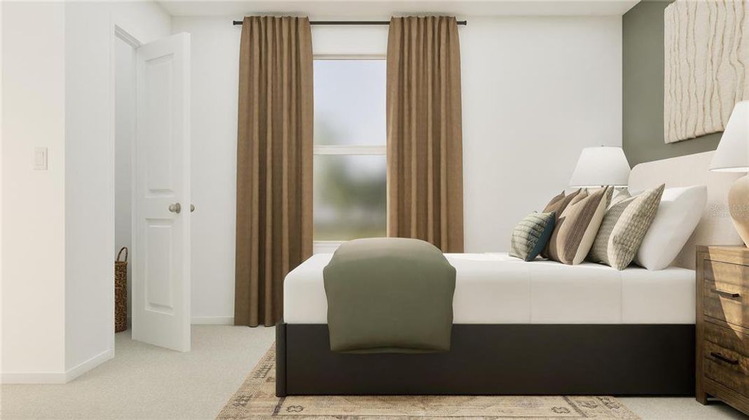 Furnished interior view inside a new home in Crosswinds, Haines City (Image 10).