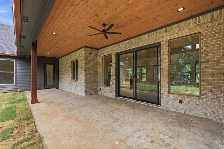 Exterior details and patio area of a home in , Granbury (Image 28). Exterior details and patio area of a home in , Granbury (Image 28).