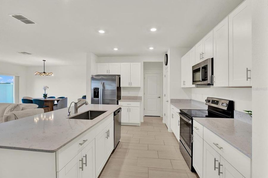 Furnished interior view inside a new home in Mirada, San Antonio (Image 17).
