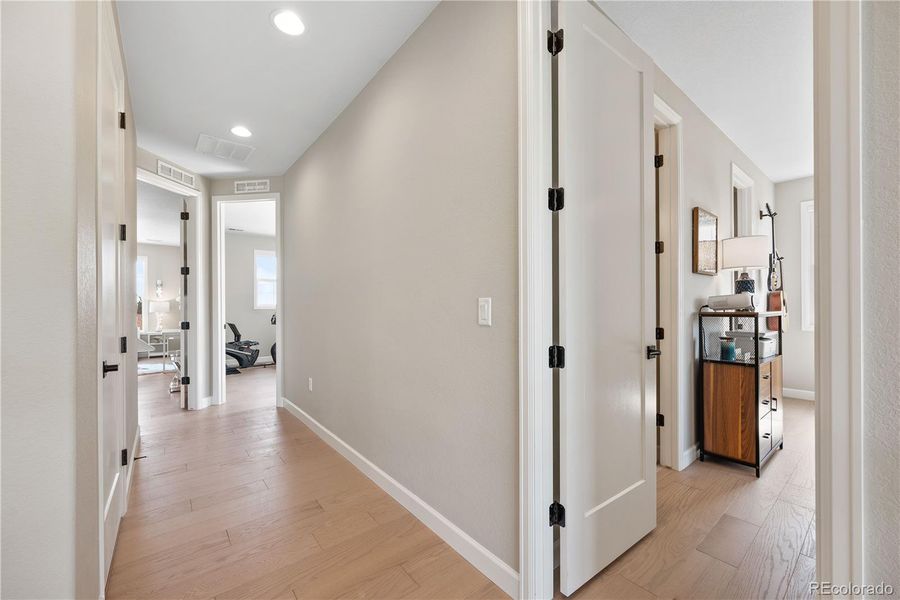 Upstairs Hallway leading to 3 bedrooms