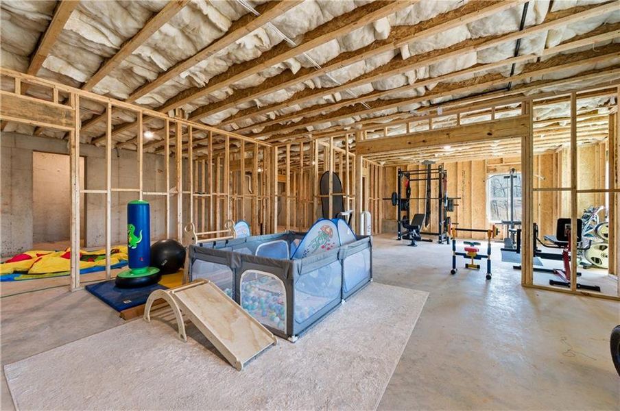 In-progress construction of a new home in , Ball Ground, GA (Image 25).