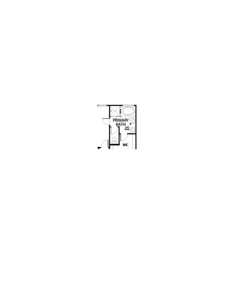 2D floor plan layout for the Fig by Impression Homes in Creekside Ranch, Blue Ridge, TX (Image 5).