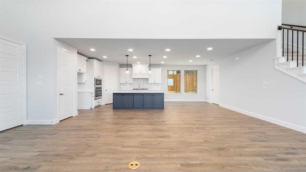 Spacious, unfurnished interior of a new home in The Heights At Uptown Celina 45', Celina (Image 13). Spacious, unfurnished interior of a new home in The Heights At Uptown Celina 45', Celina (Image 13).