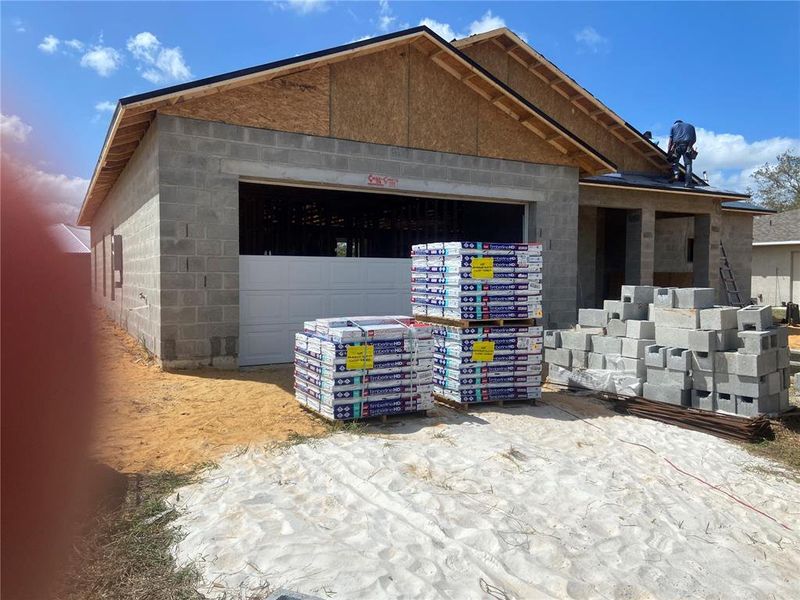 In-progress construction of a new home in , Sebring, FL (Image 5).