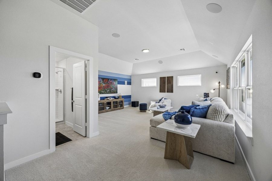 Furnished interior view inside a new home in Mercer Meadows, Royse City (Image 25).