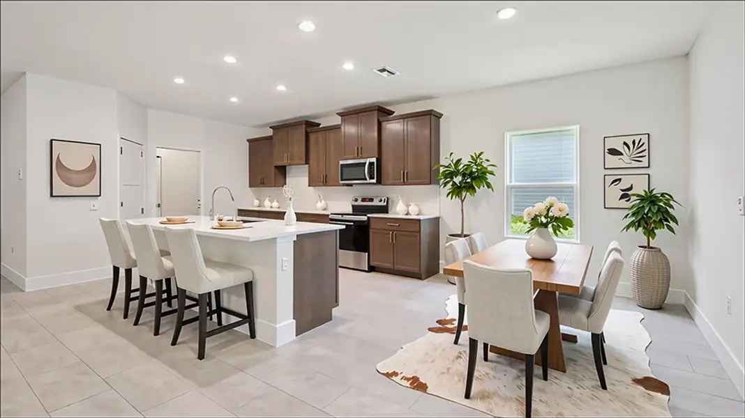 Furnished interior view inside a new home in Tartan Farms at Winding Oaks, Ocala (Image 3).