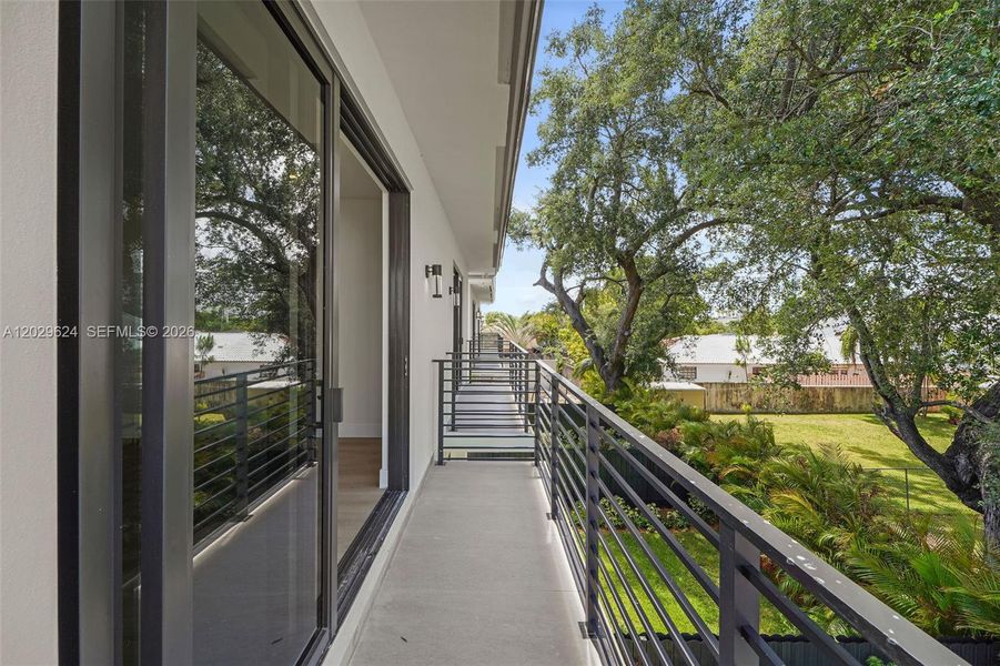 Exterior details and patio area of a home in , Miami (Image 3).