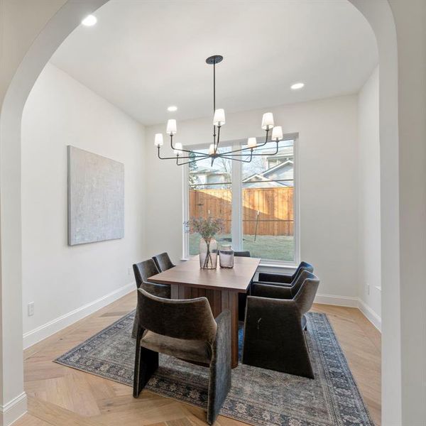 Furnished interior view inside a new home in , Dallas (Image 14). Furnished interior view inside a new home in , Dallas (Image 14).