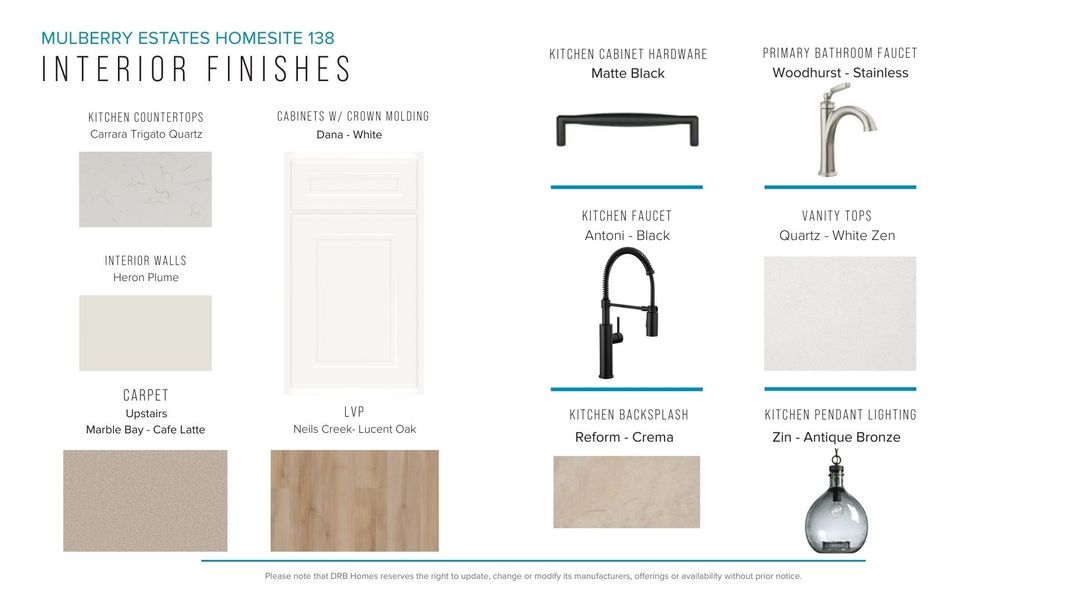 Furnished interior view inside a new home in Mulberry Estates, Simpsonville (Image 29).