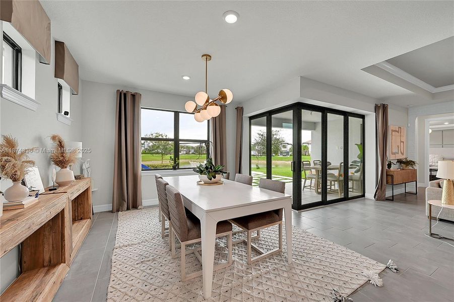 Furnished interior view inside a new home in Oak Tree, Oakland Park (Image 7).