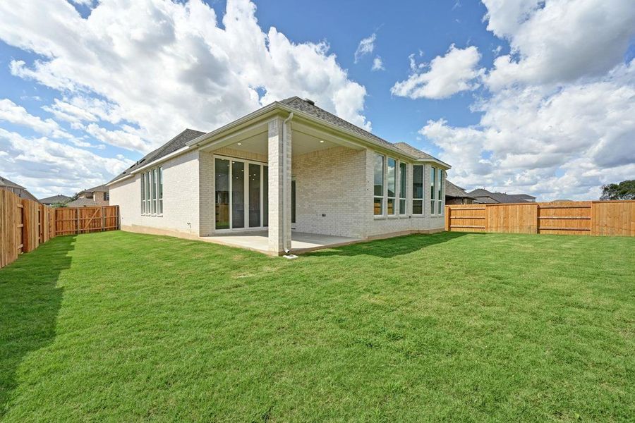 Exterior details and patio area of a home in 6 Creeks at Waterridge: 55ft. lots, Kyle (Image 3). Exterior details and patio area of a home in 6 Creeks at Waterridge: 55ft. lots, Kyle (Image 3).